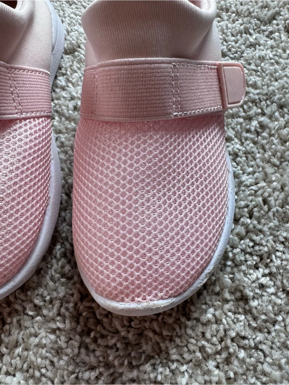 Cat & Jack Girls Pink Slip On Sneakers Size 8 Mesh Austen Slip-on water Shoes - Picture 4 of 13